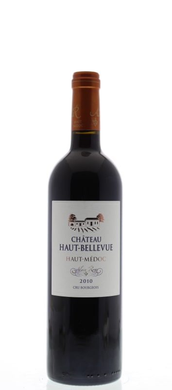 Chateau Haut-Bellevue 2010 Front Bottle Shot