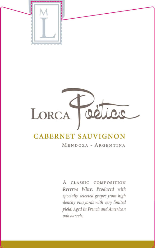 Mauricio Lorca Poetico Cabernet Sauvignon 2010 Front Label