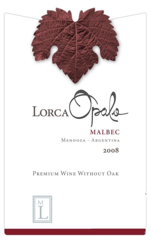 Mauricio Lorca Opalo Malbec 2008 Front Label