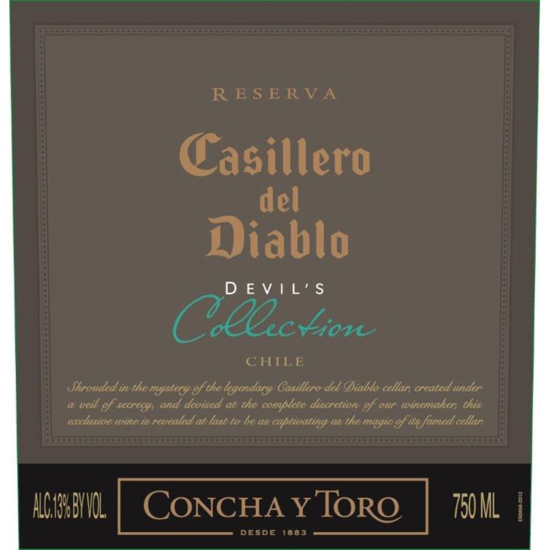 Casillero del Diablo Devil's Collection White 2012 Front Label