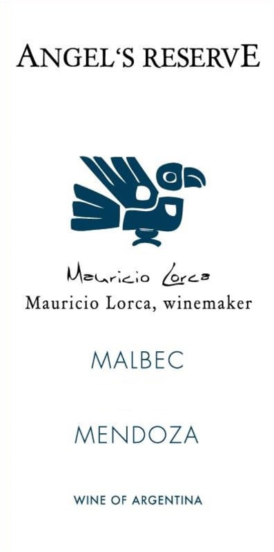 Mauricio Lorca Bodega Mauricio Lorca Angel's Reserve Malbec 2015 Front Label