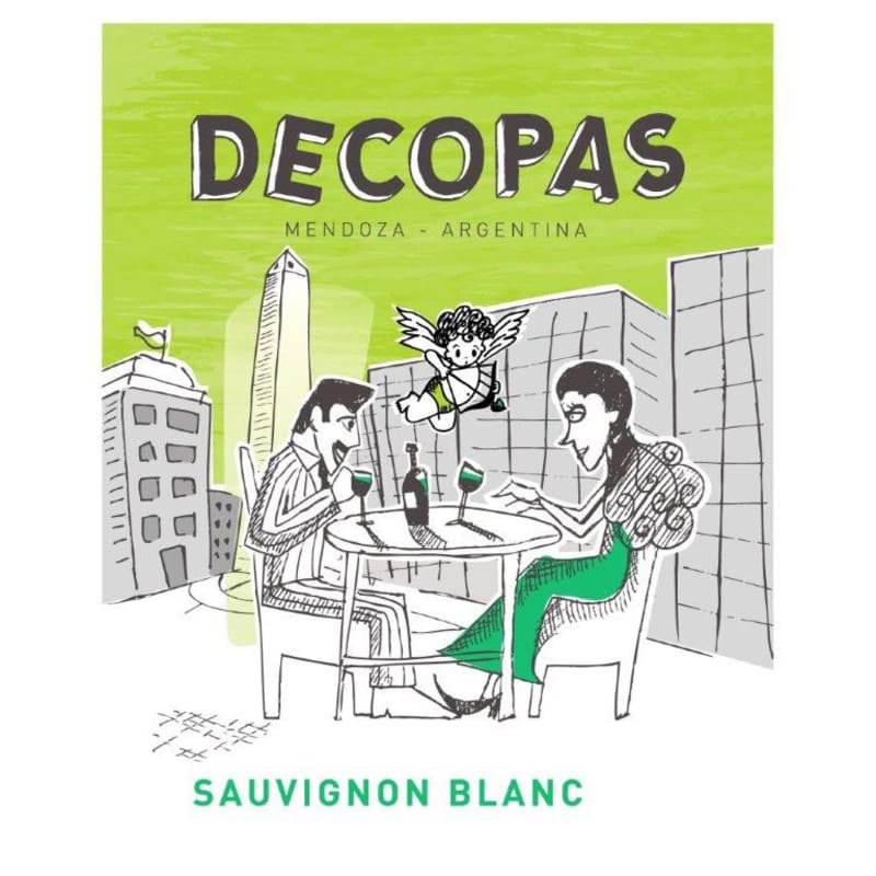 Trivento Decopas Sauvignon Blanc 2014 Front Label