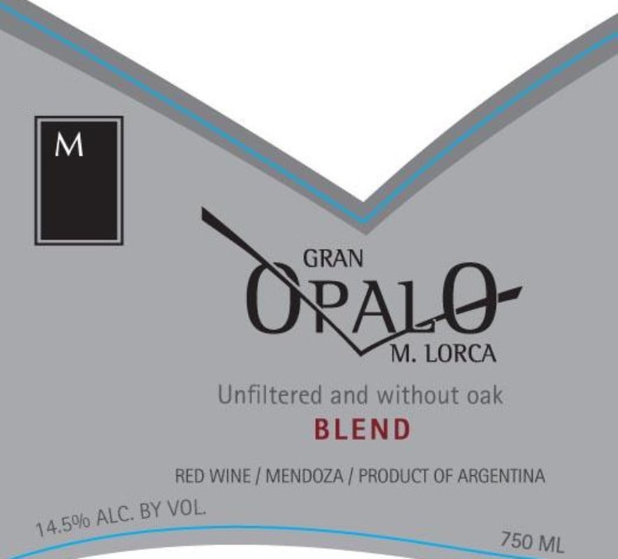 Mauricio Lorca Gran Opalo Blend 2008 Front Label