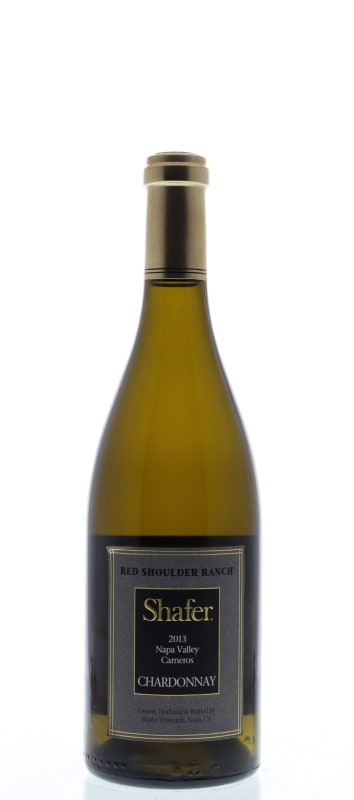 Shafer Red Shoulder Ranch Chardonnay 2013 Front Bottle Shot