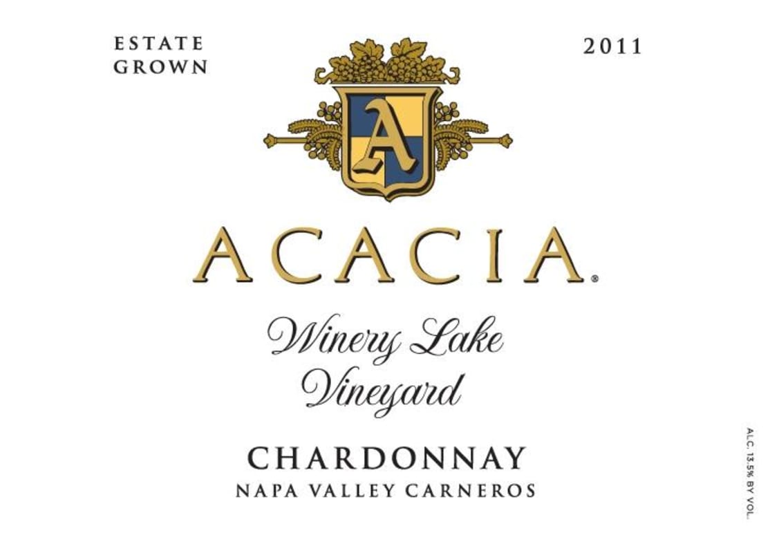 Acacia Lake Vineyard Chardonnay 2011 Front Label
