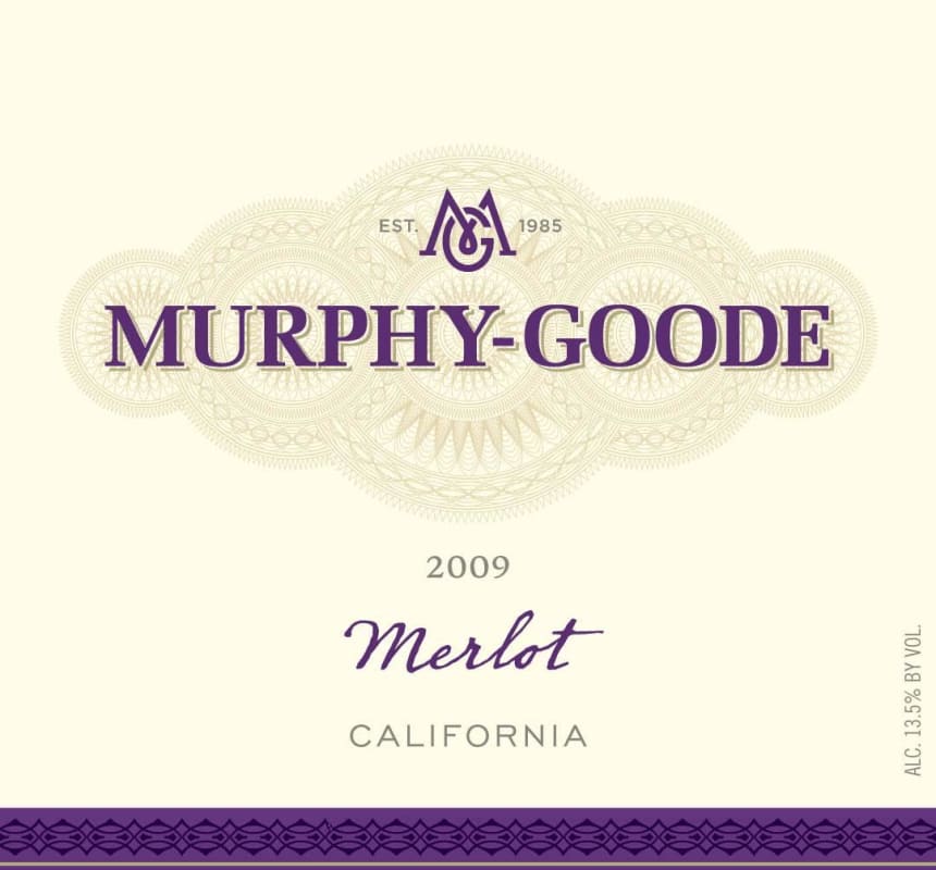 Murphy-Goode California Merlot 2009 Front Label