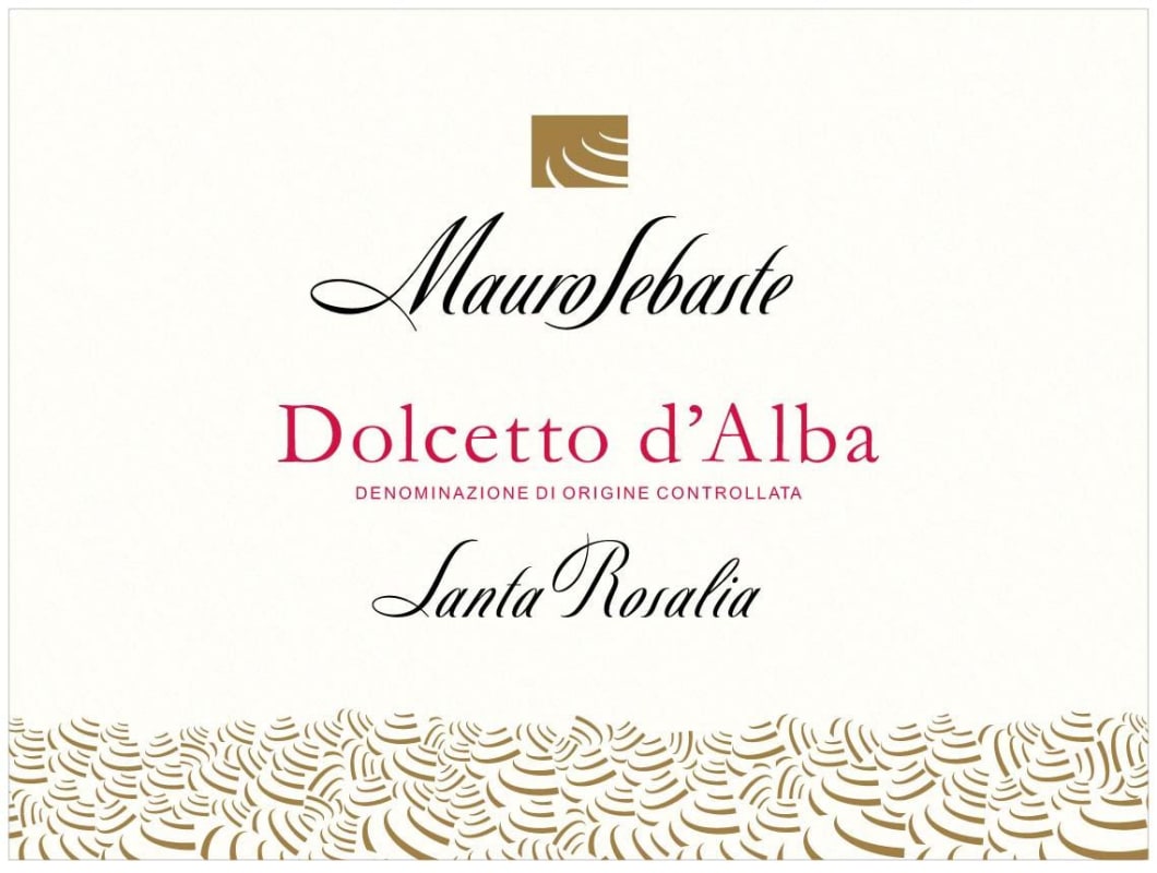 Mauro Sebaste Vigna Santa Rosalia Dolcetto d'Alba 2012 Front Label