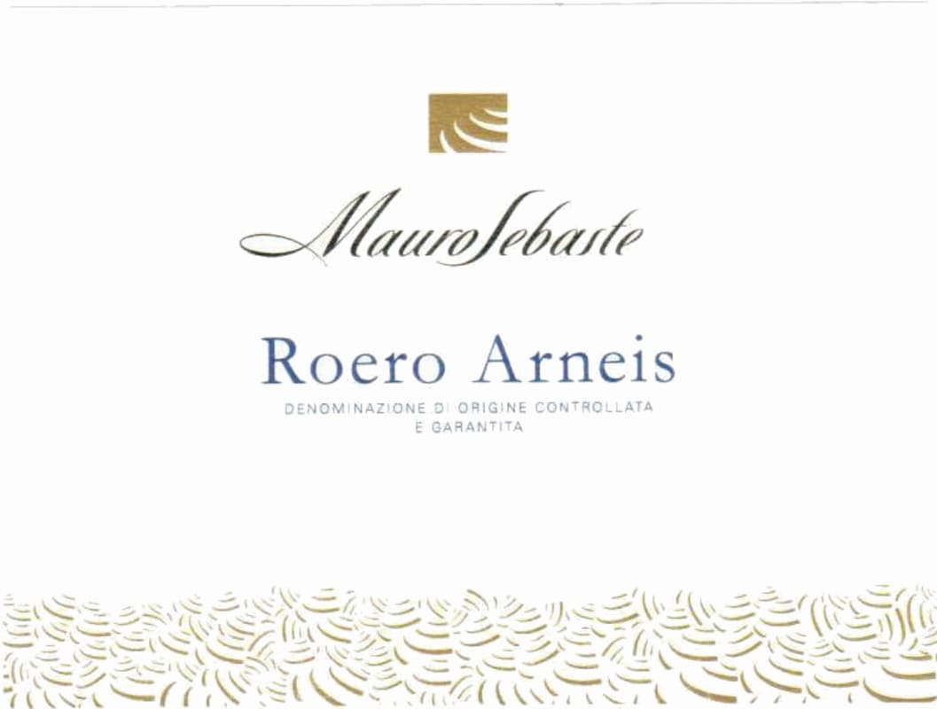 Mauro Sebaste Roero Arneis 2015 Front Label