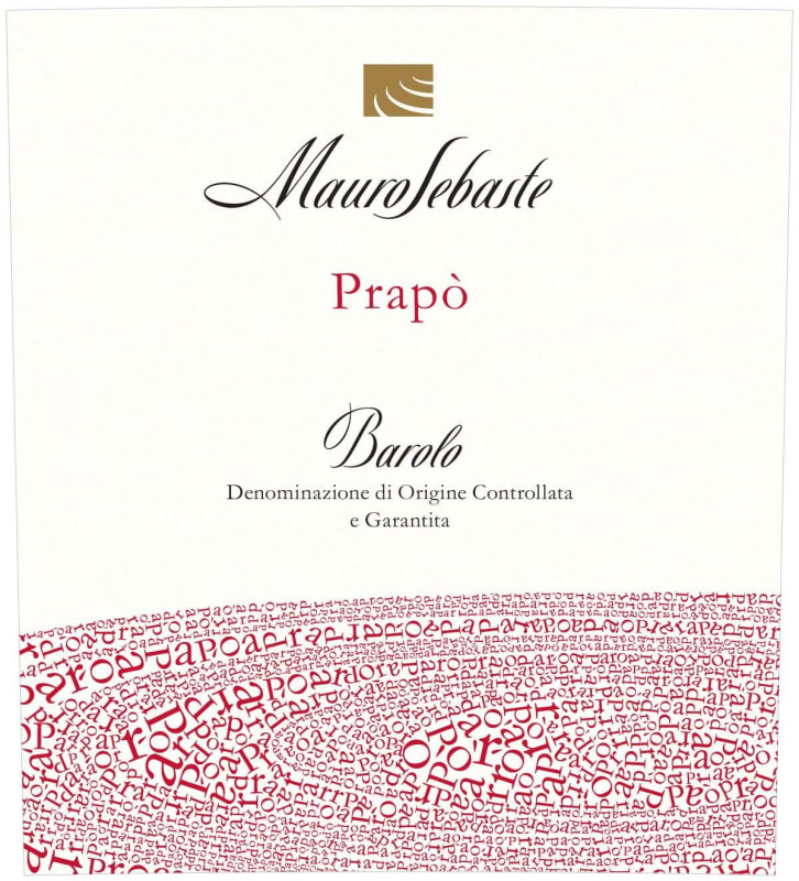 Mauro Sebaste Prapo Barolo 2008 Front Label
