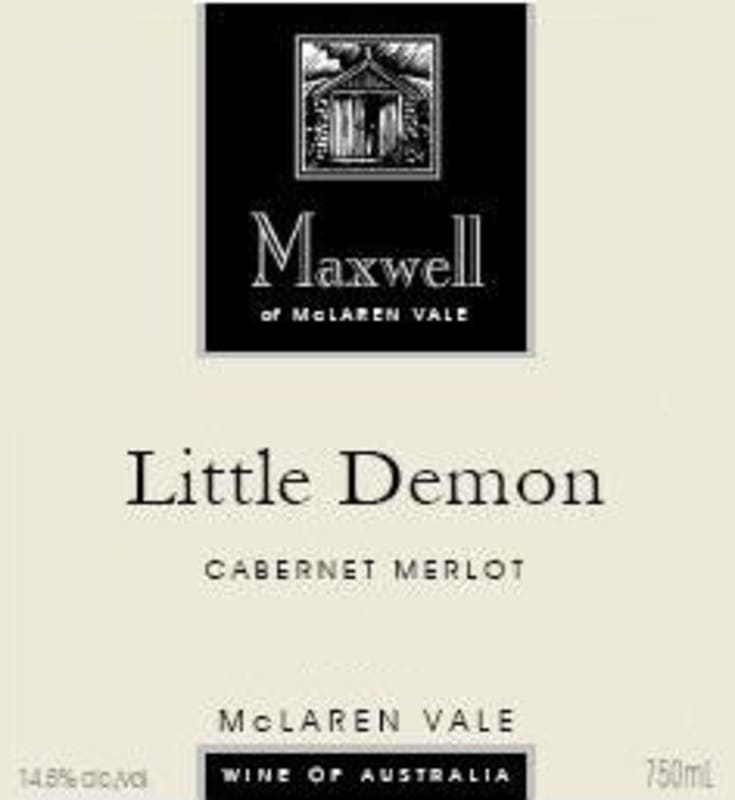 Maxwell Little Demon Cabernet Merlot 2009 Front Label
