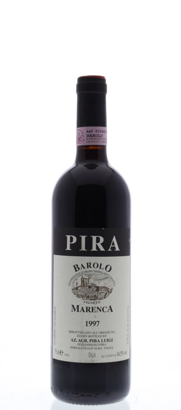 Luigi Pira Barolo Marenca 1997 Front Bottle Shot
