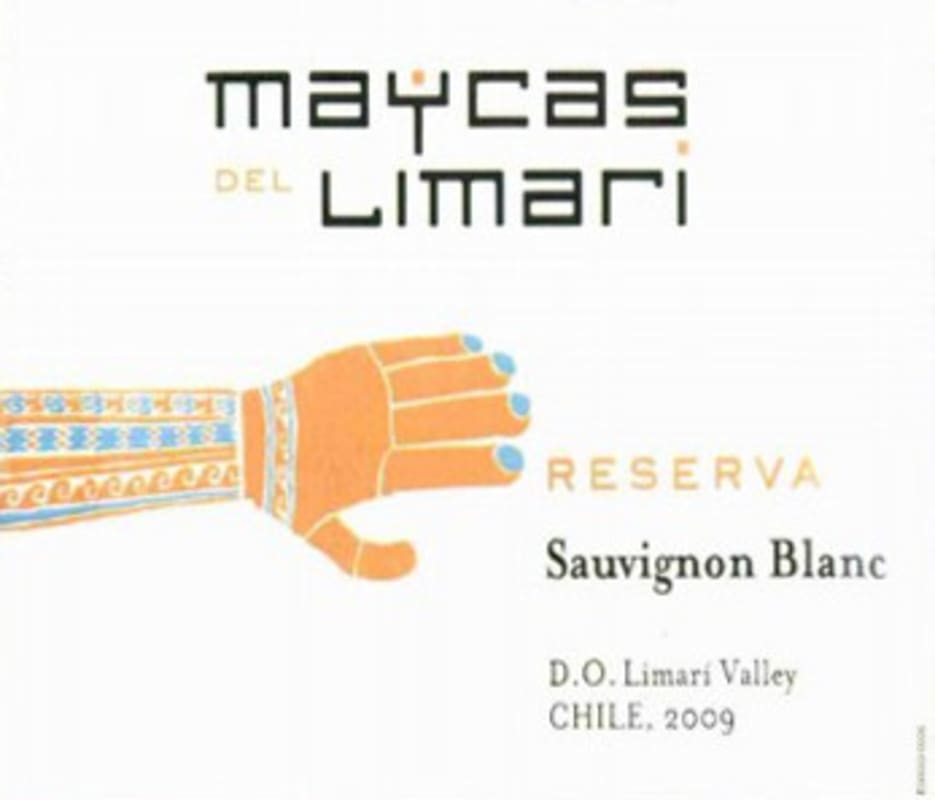 Maycas del Limari Reserva Sauvignon Blanc 2009 Front Label