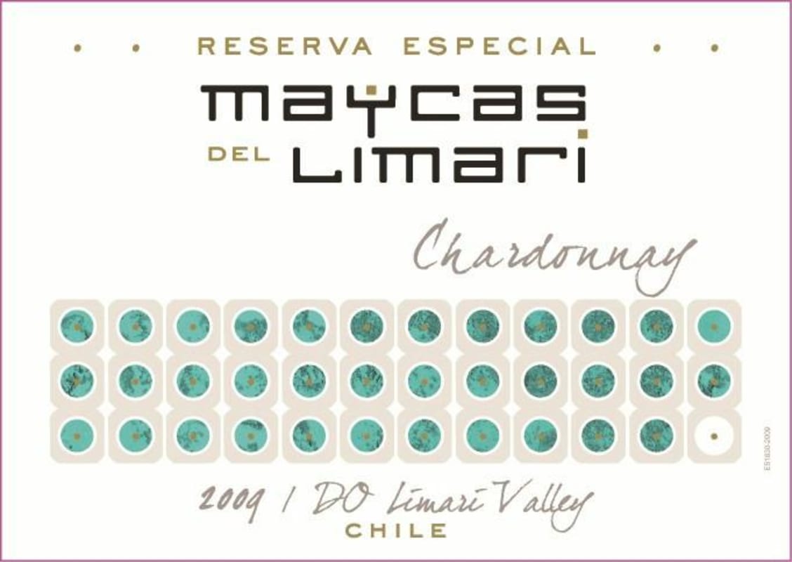 Maycas del Limari Reserva Chardonnay 2009 Front Label