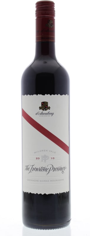 d'Arenberg The Ironstone Pressings GSM 2010 Front Bottle Shot