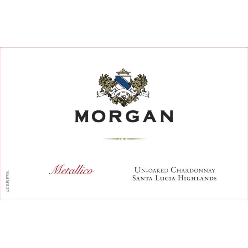 Morgan Metallico Unoaked Chardonnay 2013 Front Label