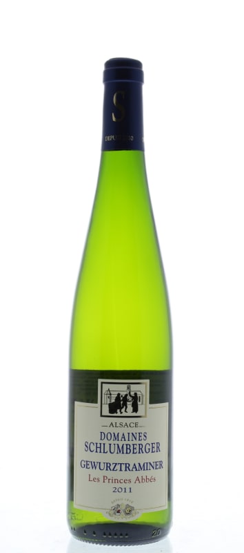 Domaines Schlumberger Les Princes Abbes Gewurztraminer 2011 Front Bottle Shot