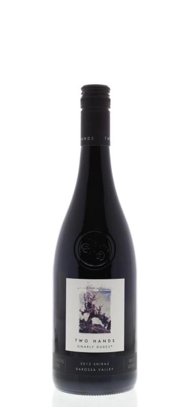 Two Hands Gnarly Dudes Shiraz 2013 Front Bottle Shot
