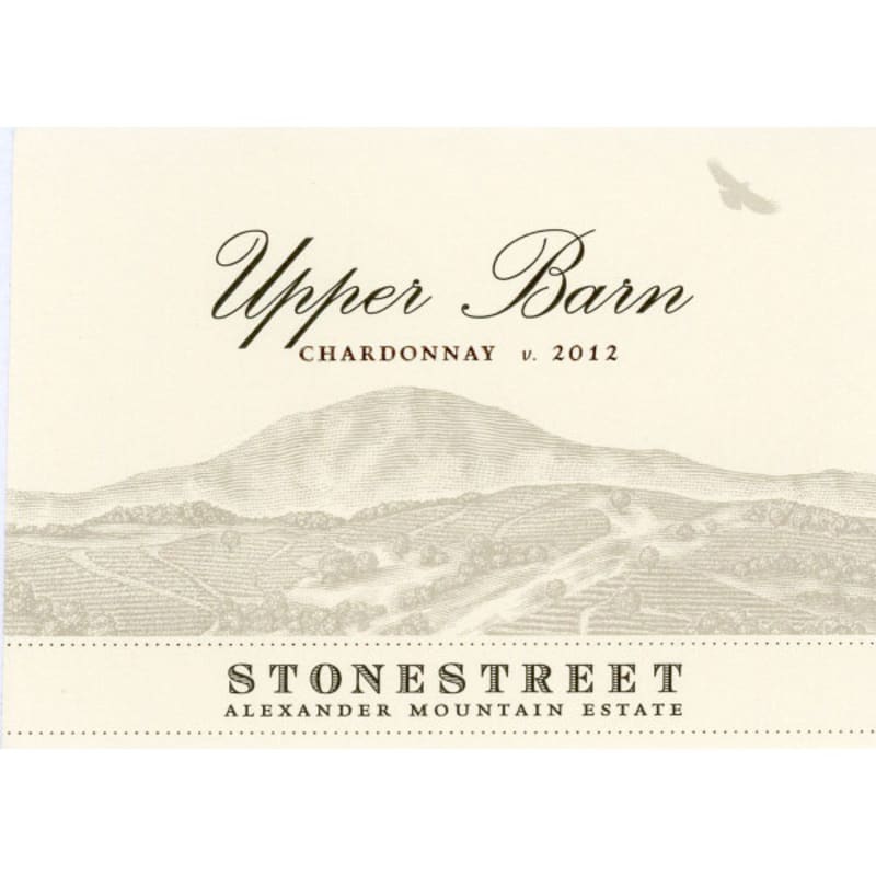 Stonestreet Upper Barn Vineyard Chardonnay 2012 Front Label