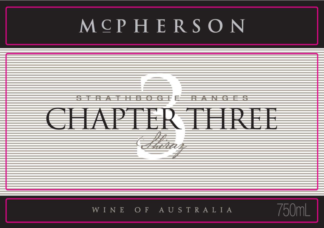 McPherson Chapter Three Shiraz 2014 Front Label