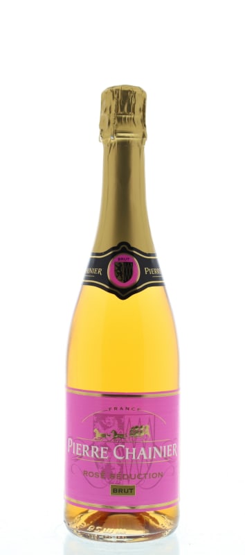 Pierre Chainier Brut Rose Front Bottle Shot