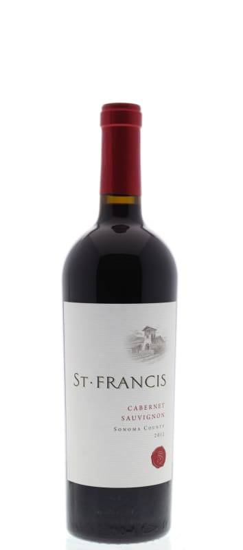 St. Francis Sonoma County Cabernet Sauvignon 2012 Front Bottle Shot