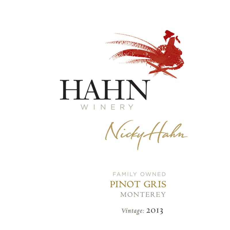 Hahn Founder's Pinot Gris 2013 Front Label