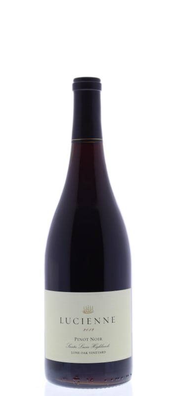 Lucienne Lone Oak Vineyard Pinot Noir 2012 Front Bottle Shot