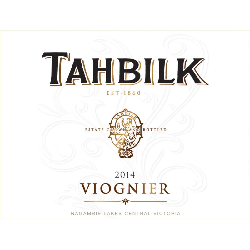 Tahbilk Viognier 2014 Front Label