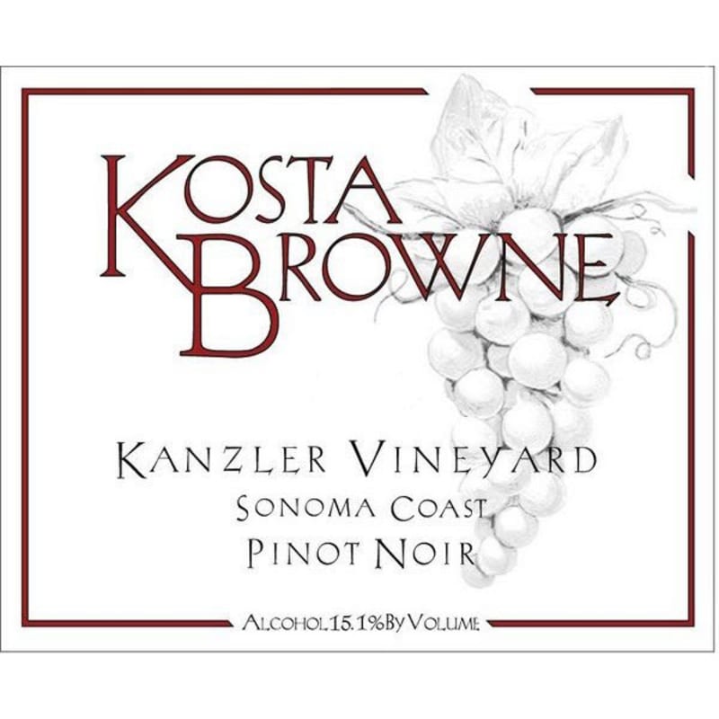 Kosta Browne Kanzler Vineyard Pinot Noir 2006 Front Label