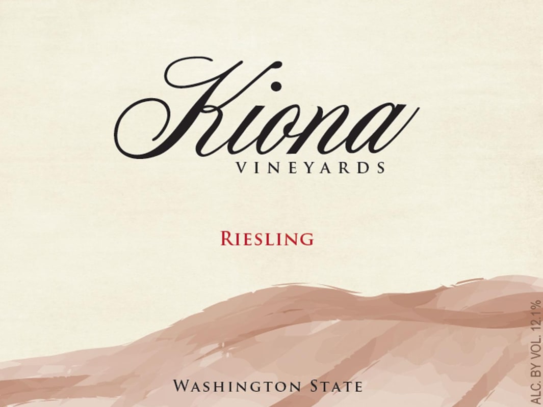 Kiona Riesling 2014 Front Label