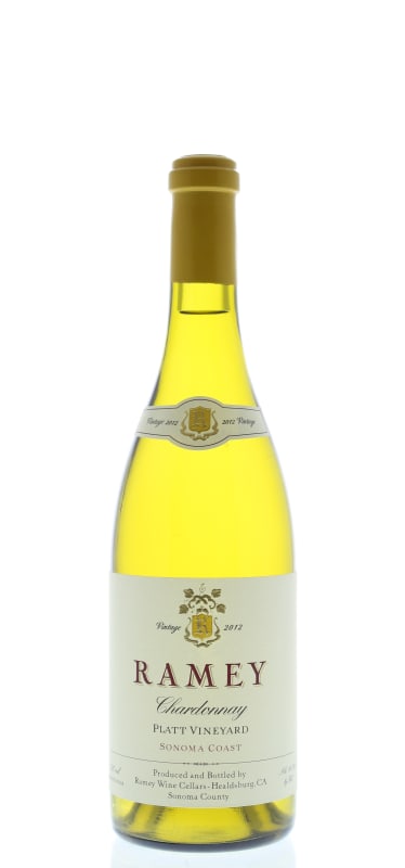 Ramey Platt Vineyard Chardonnay 2012 Front Bottle Shot