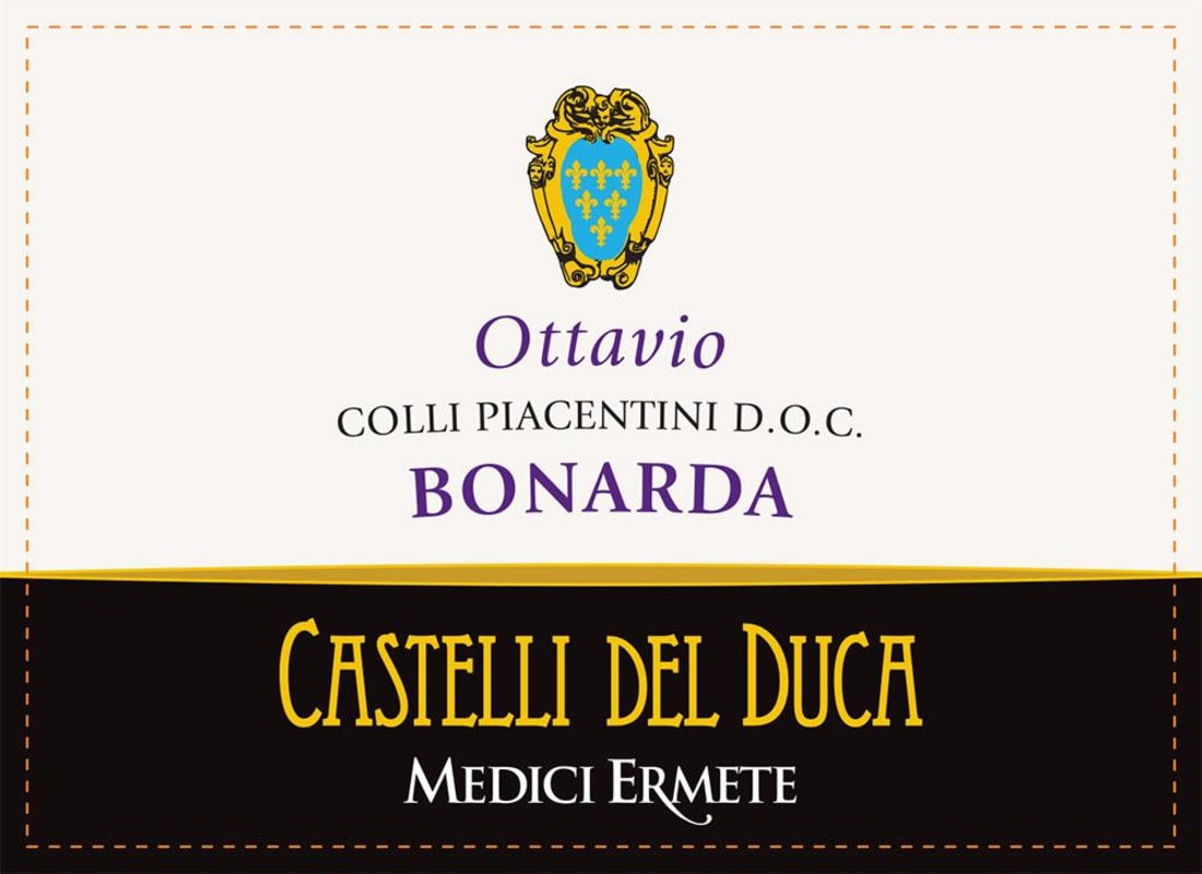 Medici Ermete Colli Piacentini Castelli del Duca Ottavio Bonarda 2011 Front Label
