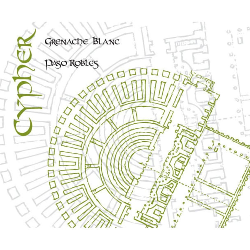 Cypher Winery Grenache Blanc 2013 Front Label