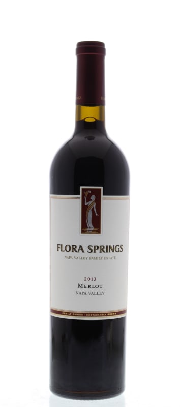 Flora Springs Napa Valley Merlot 2013 Front Bottle Shot
