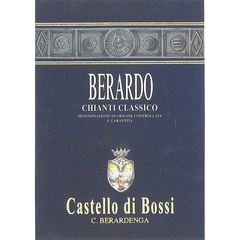 Castello di Bossi Berardo Chianti Classico Riserva 2010 Front Label