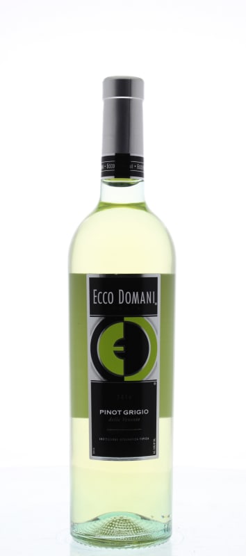 Ecco Domani Pinot Grigio 2014 Front Bottle Shot