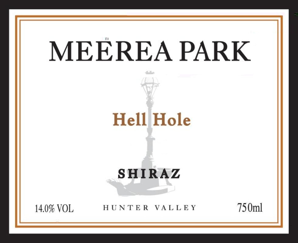 Meerea Park Hell Hole Shiraz 2007 Front Label