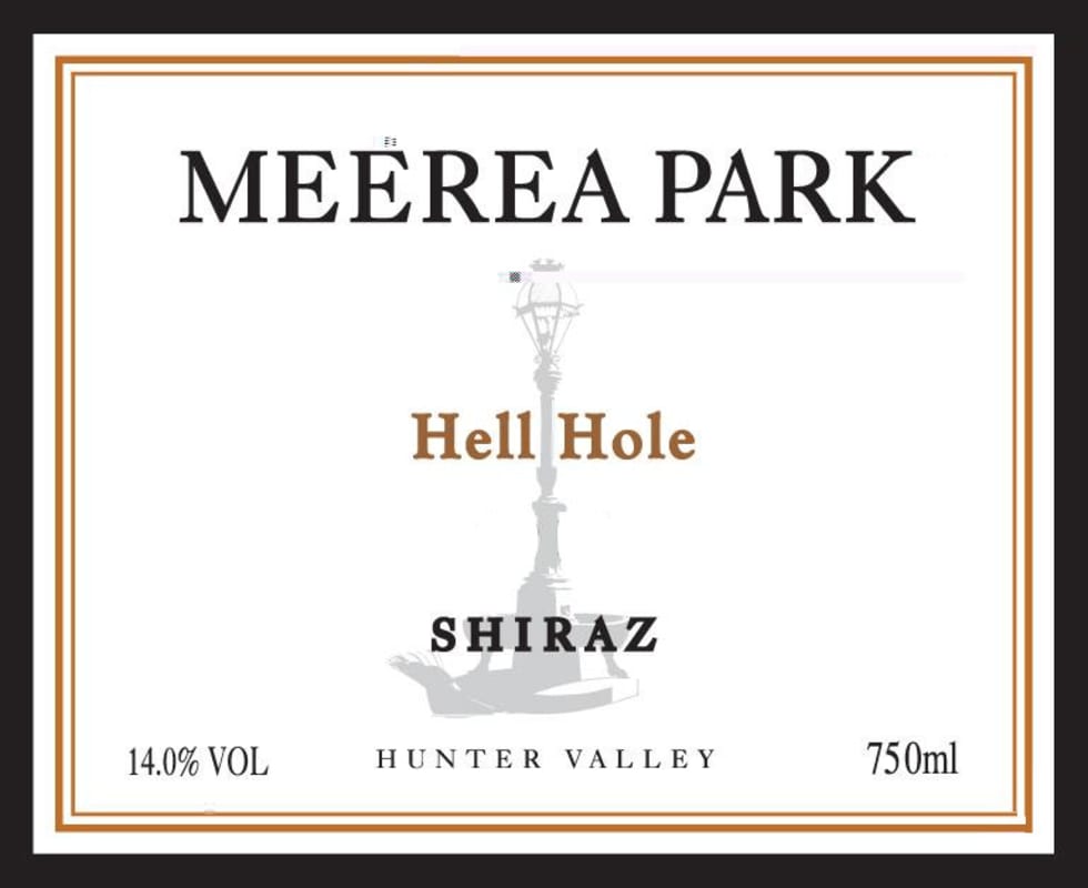 Meerea Park Hell Hole Shiraz 2013 Front Label