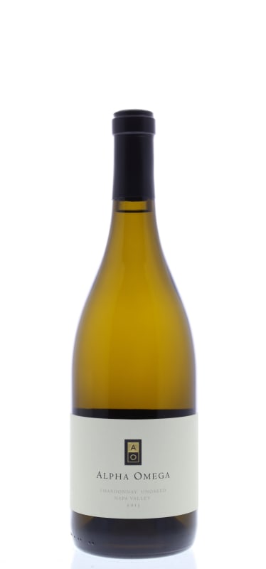 Alpha Omega Unoaked Chardonnay 2013 Front Bottle Shot