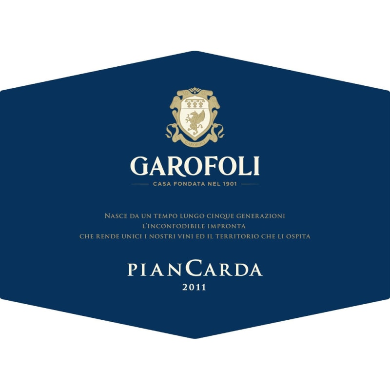 Garofoli Rosso Conero Piancarda 2011 Front Label