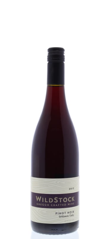 Wildstock Pinot Noir 2013 Front Bottle Shot