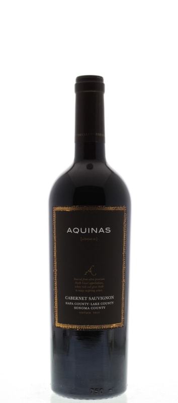 Aquinas Cabernet Sauvignon 2013 Front Bottle Shot
