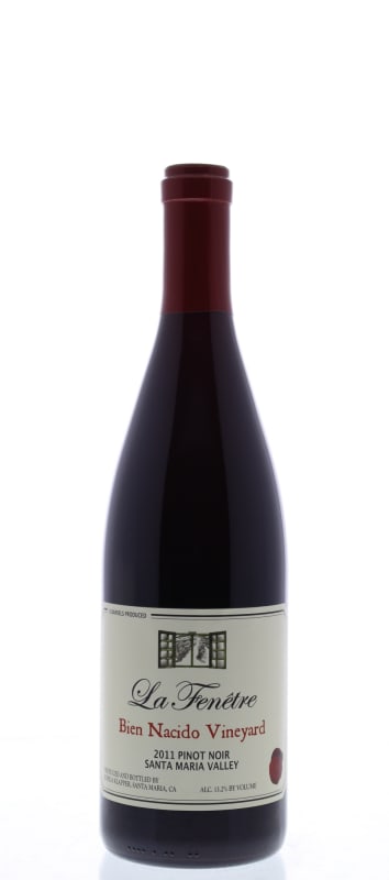 La Fenetre Bien Nacido Pinot Noir 2011 Front Bottle Shot