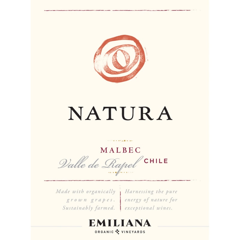 Natura Malbec 2013 Front Label
