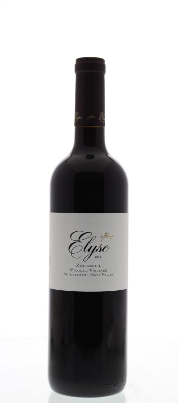 Elyse Morisoli Vineyard Zinfandel 2012 Front Bottle Shot