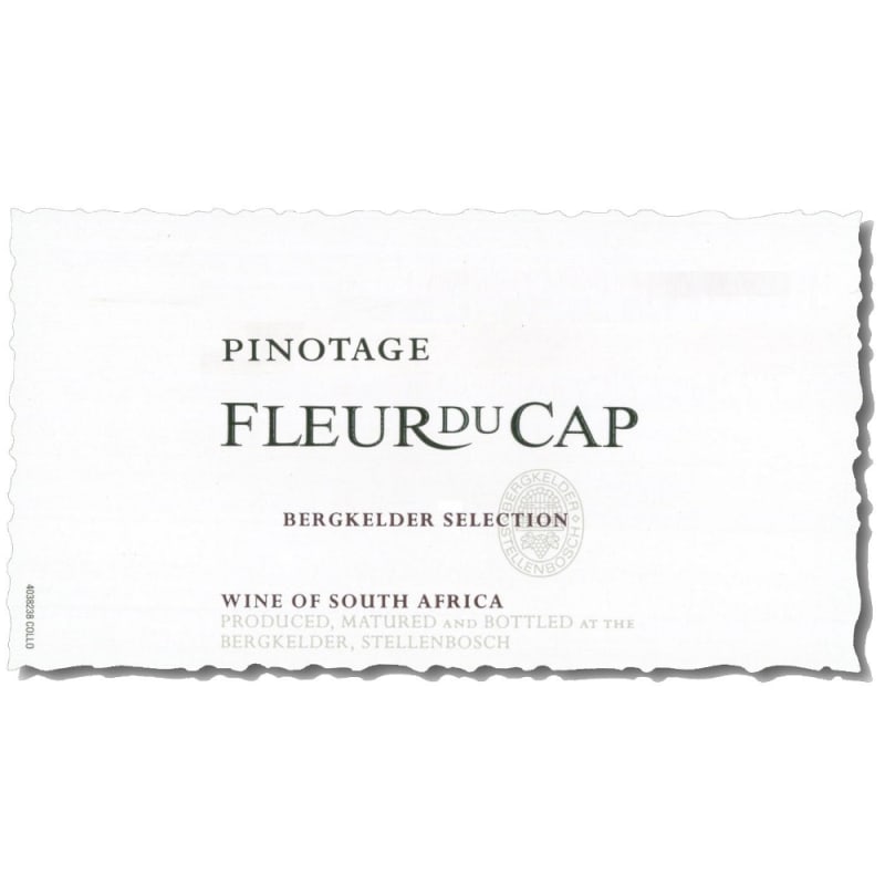 Fleur du Cap Pinotage 2011 Front Label