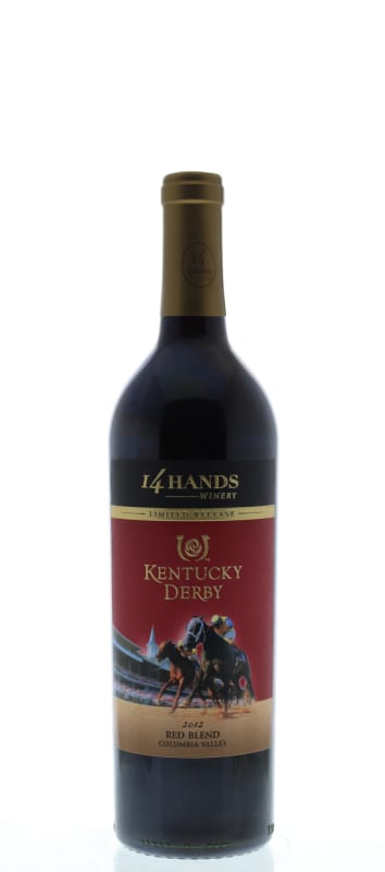 14 Hands Limited Release Kentucky Derby Red Blend 2012 Front Bottle Shot