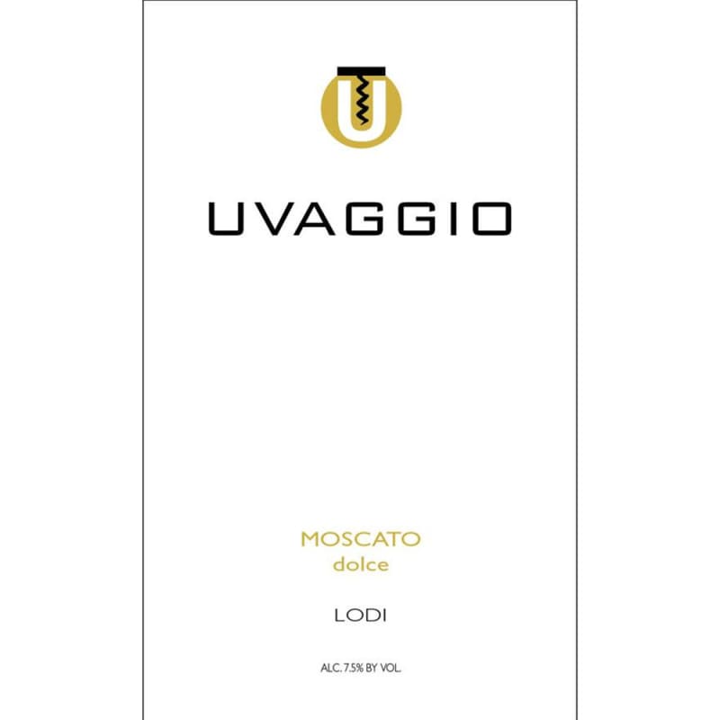 Uvaggio Moscato Dolce 2014 Front Label