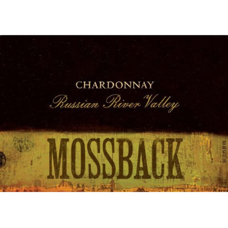 Mossback Russian River Valley Chardonnay 2013 Front Label