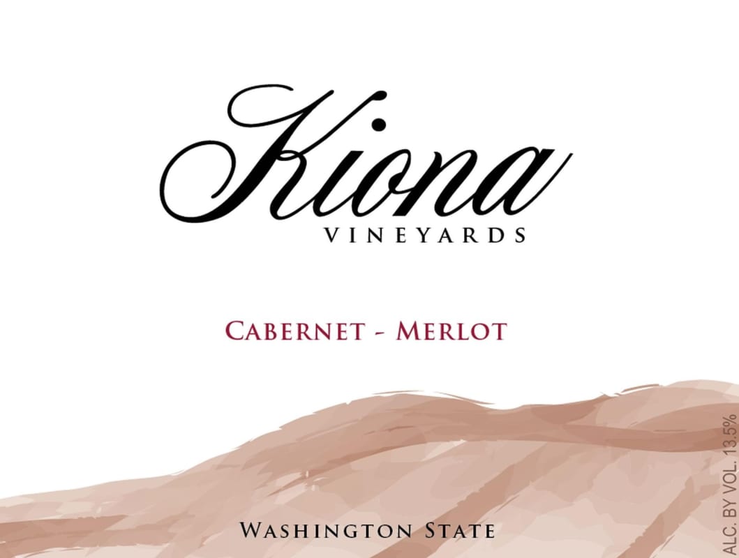 Kiona Cabernet-Merlot 2012 Front Label